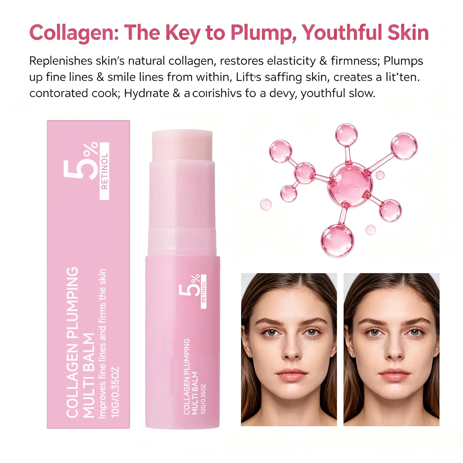 5% Pink Collagen Stick